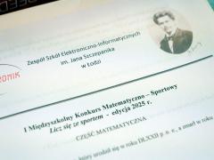 I Międzyszkolny Konkurs Matematyczno-Sportowy "Licz się ze sportem"